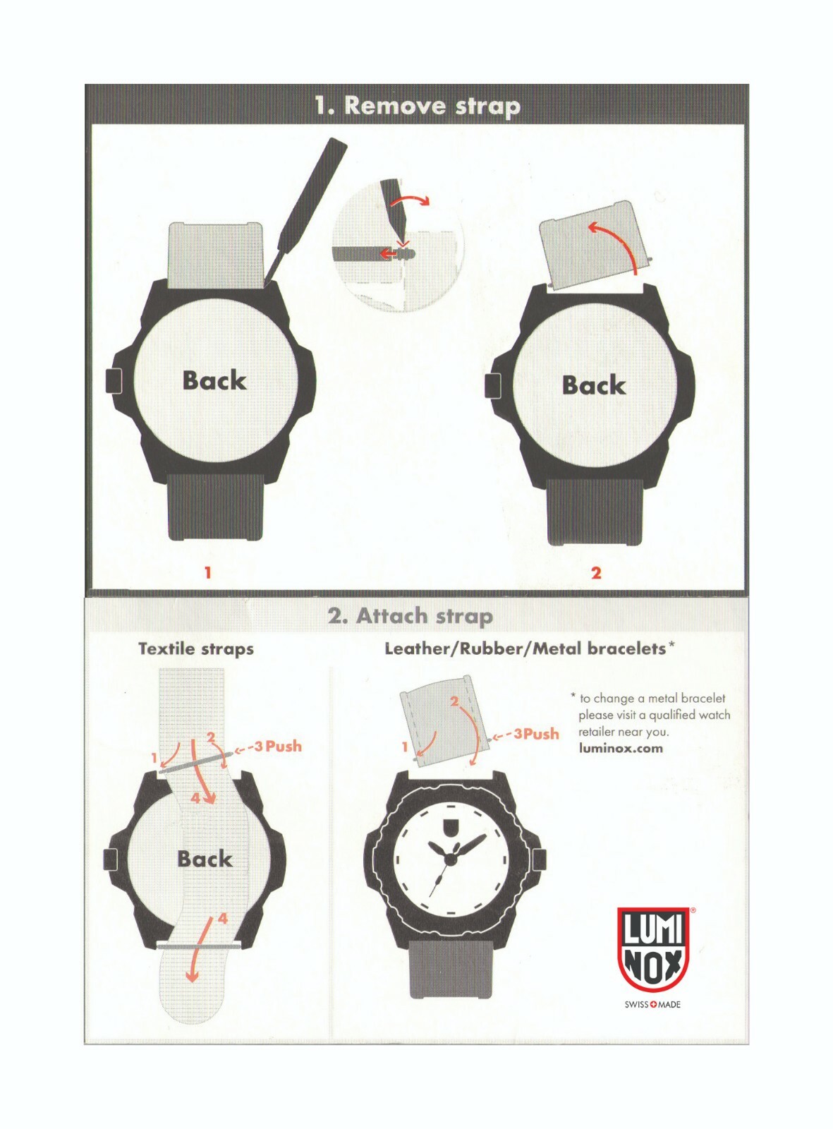 Genuine Luminox Replacement Band 24mm Rubber Strap Navy Seals Series 3500 3507