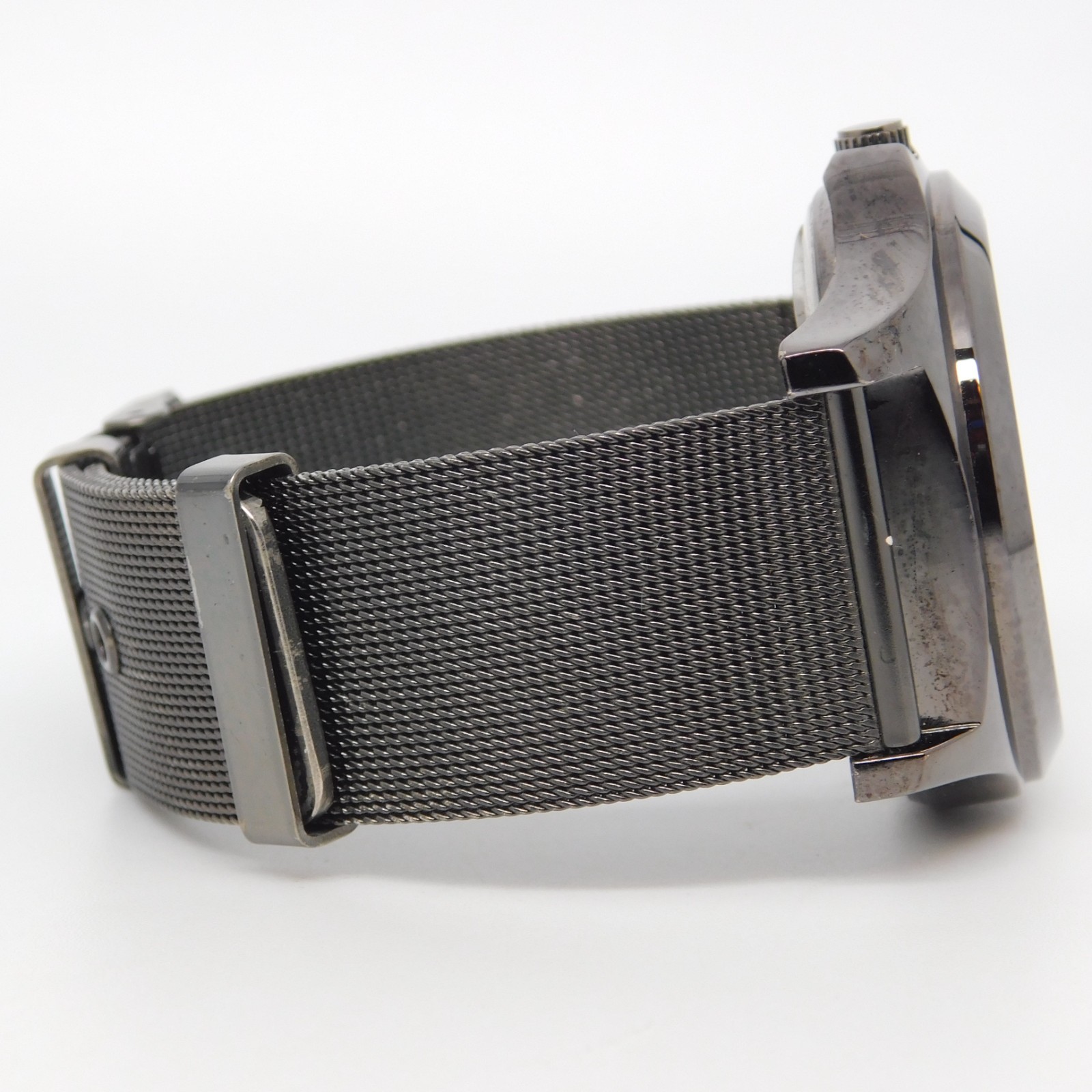 ACCUTIME WATCH CORP. 3037MWM Mesh Band Quartz Analog Men’s Watch New Battery