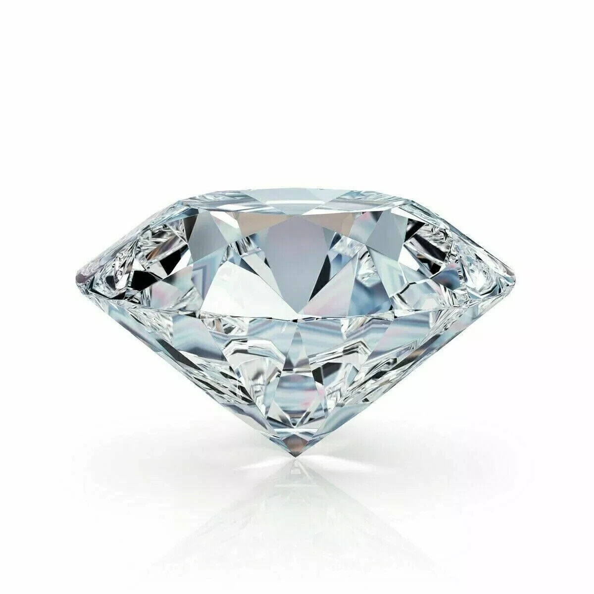 5 Ct Natural White Diamond Round Cut 11.50 mm VVS1 D Grade GDGL Certified C84