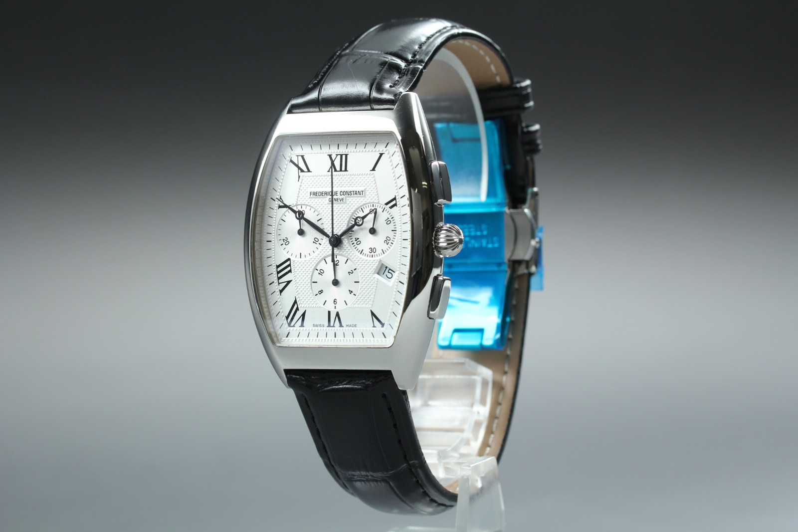 Frederique Constant Tonneau FC292X4T5/6 Chronograph Date Quartz Swiss Made Watch