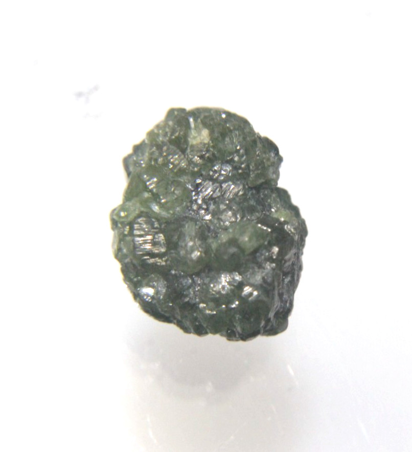3.90CTS/1 PIECE REAL RAW UNCUT GREEN ROUGH DIAMOND 10.10×8.40×6.45 MM