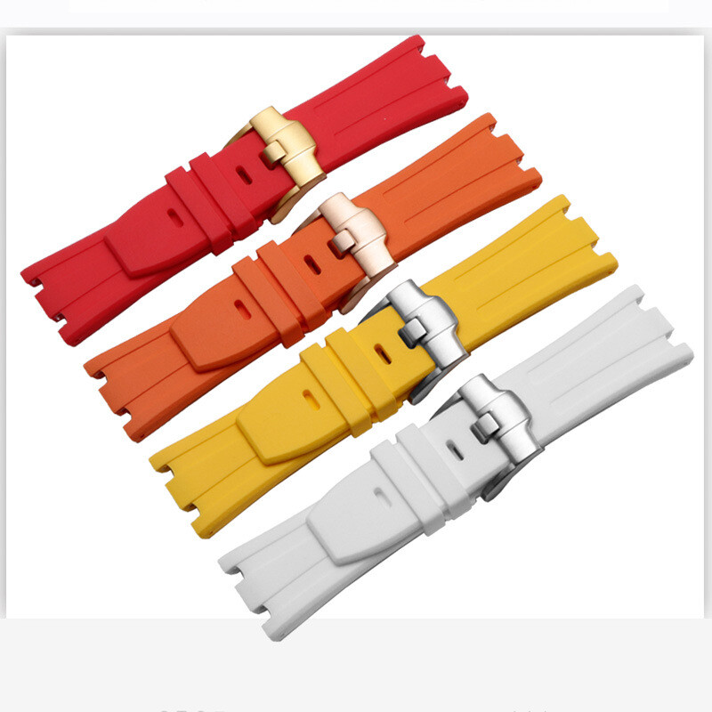 28mm Rubber Band For Audemars Piguet ROYAL OAK OFFSHORE 15703 Watchband Strap