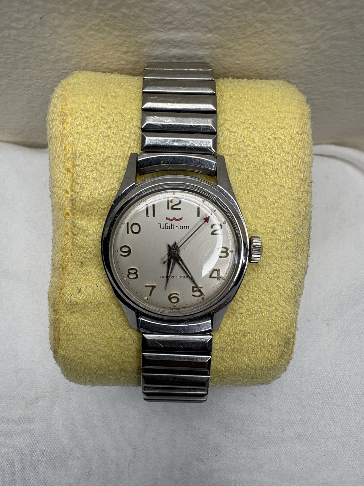 Vintage Waltham Shock Resistant Mechanical Wristwatch