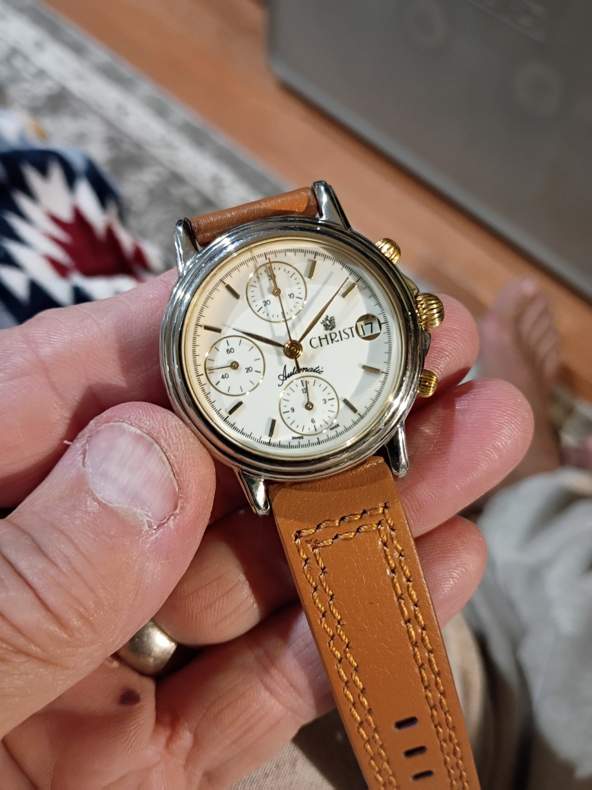 Christ Emotion Valjoux 7750 Chronograph Ref. 3168 Stunning!!!