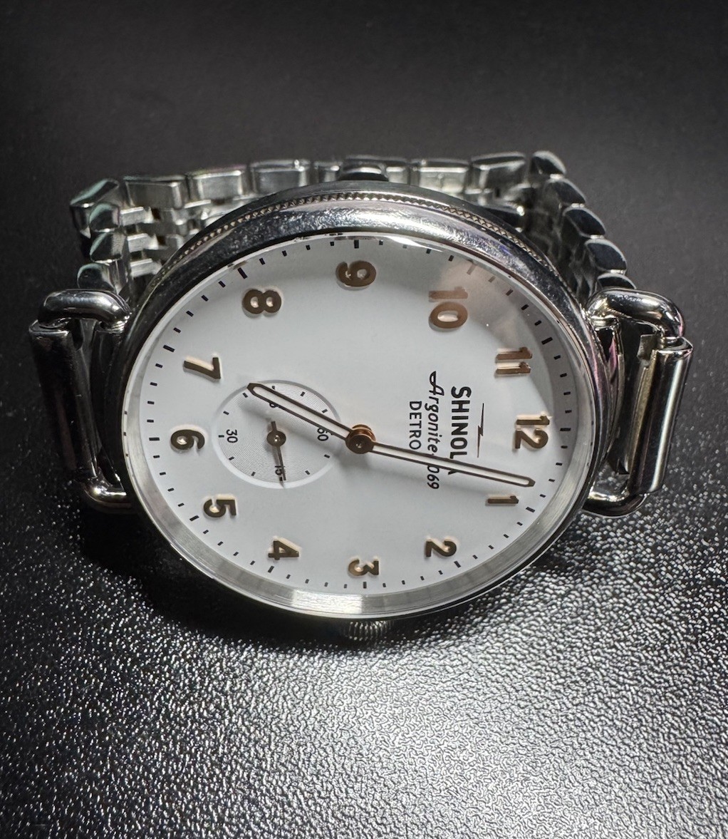 Shinola The Runwell Men’s Watch 38mm Stainless Steel Argonite 1069