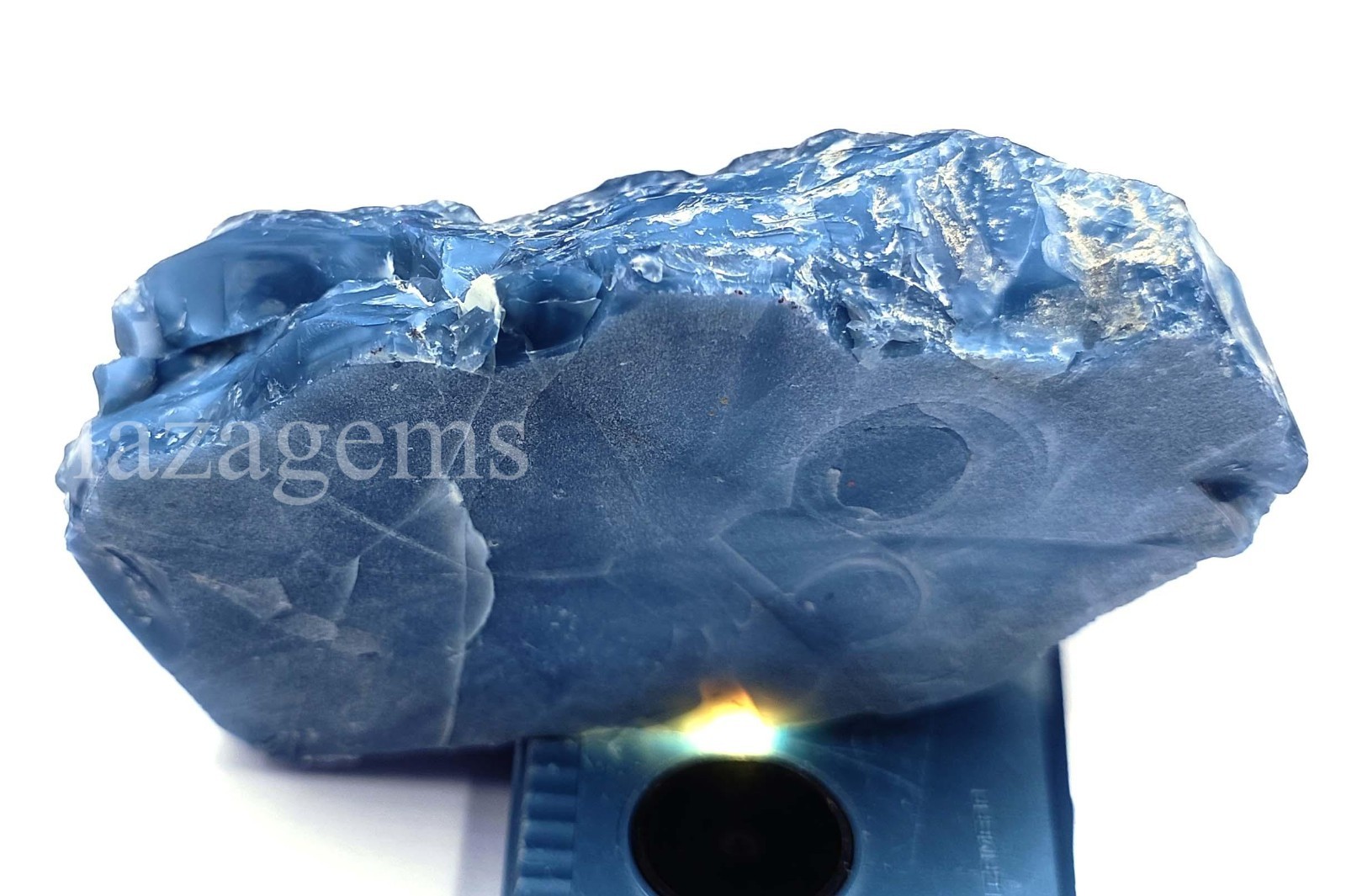 Huge 985 Ct Rough Sky-Blue Opal Natural Australian Certified Gemstone 5ARB