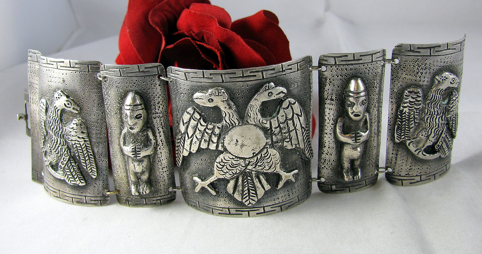 Sterling Silver Industria Peruana 114g Bracelet CAT Spay Neuter