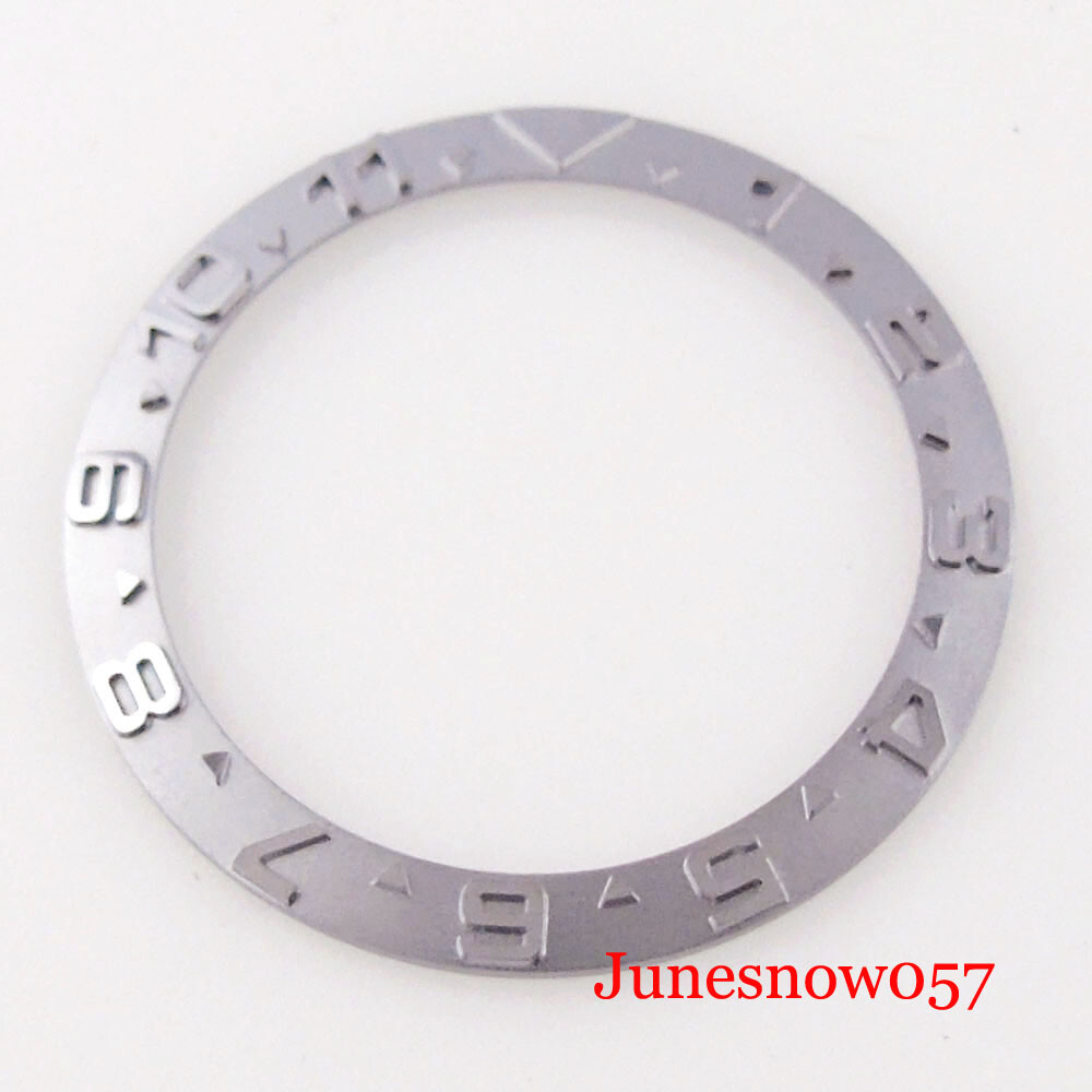 12 Hours 38mm*30.5mm Watch Bezel Insert Ceramic Alloy Steel Ring Slope Rose Gold