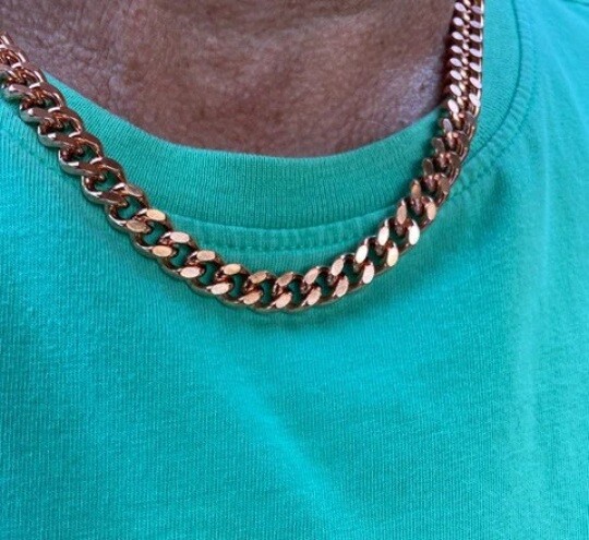 Solid Copper Chain CN644G – 5/16 of an inch wide. Available in 18 to 30 inches.
