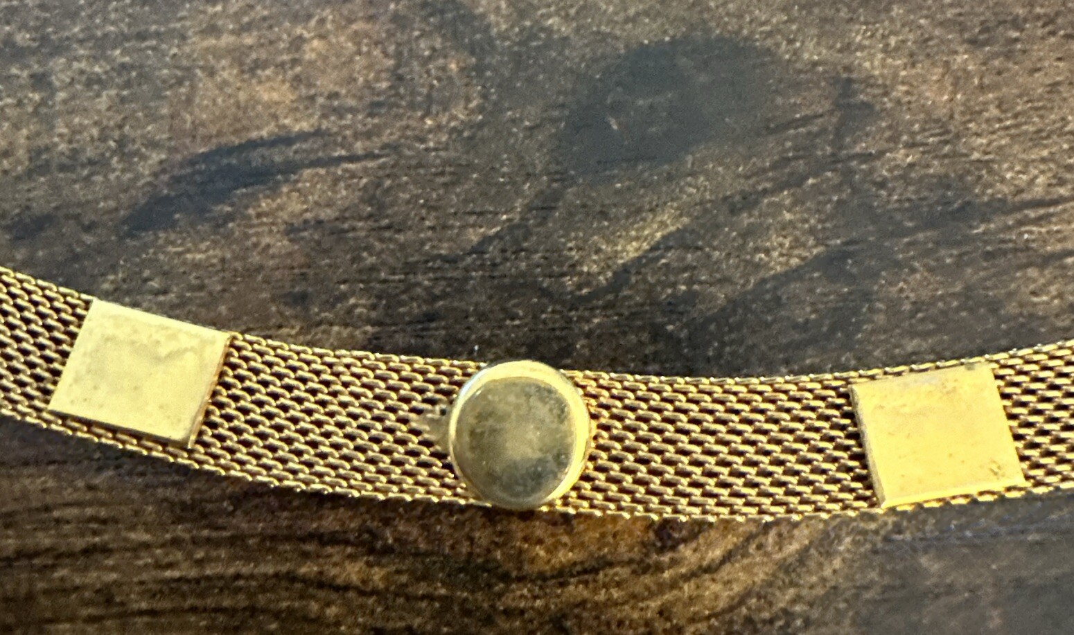 Choker – Mesh Gold Tone – Not Signed