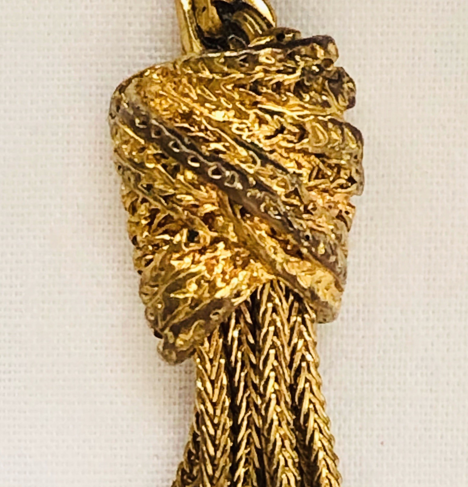 Sautoir Tassel Draping Necklace Flapper Art Deco Style Wedding Jewelry Gift 55”