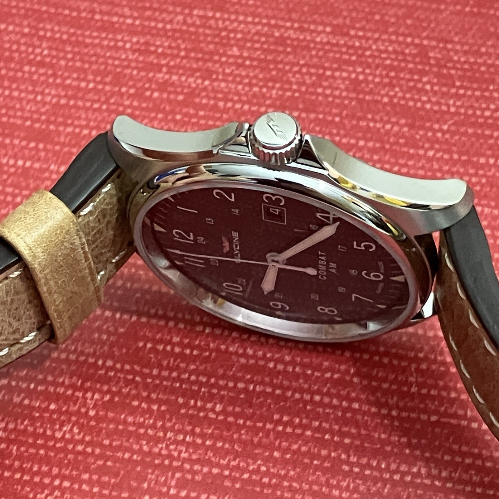Men’s Stainless Steel Glycine Combat AM Ref 3890 Automatic Watch