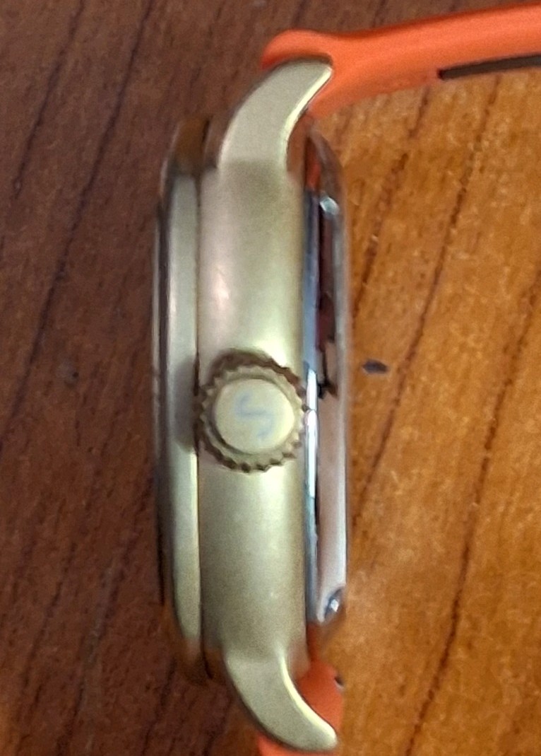 Stauer 1930 Dashtronic Automatic Watch Gold Tone 21 Jewel Jump Hour Style Runs