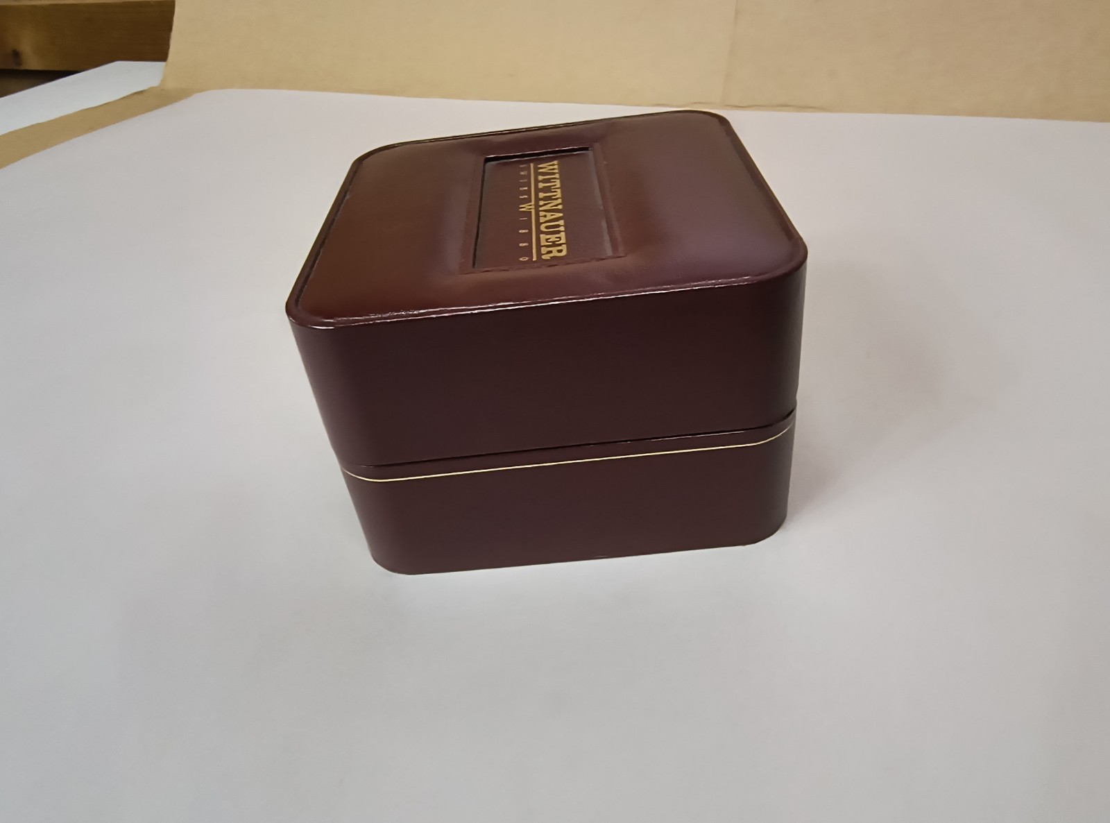 Wittnauer Champion 90th Anniversary Watch Gold Tone NOS Box Tag 1907- 1997 Swiss