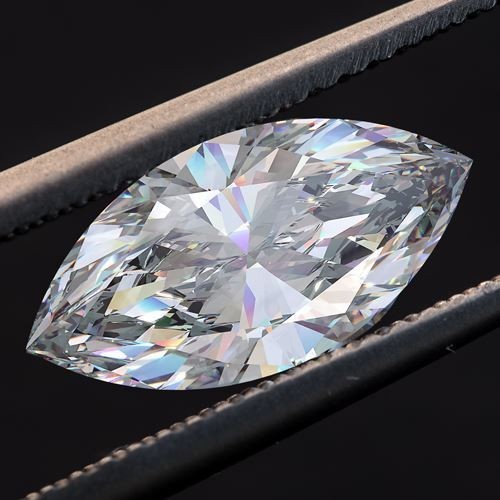 2.50 CT Natural White Diamond Marquise Cut VVS1 D Grade IDGL Certified AS2