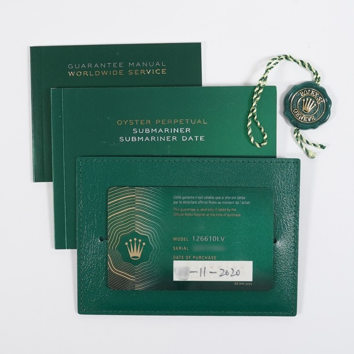 ROLEX Submariner Date 41 126610LV Warranty 2020