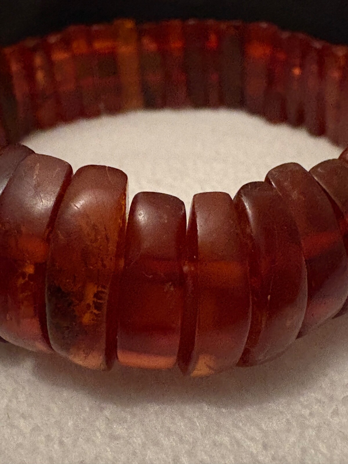 Genuine Amber Bracelet. Old Work. goat specimens.