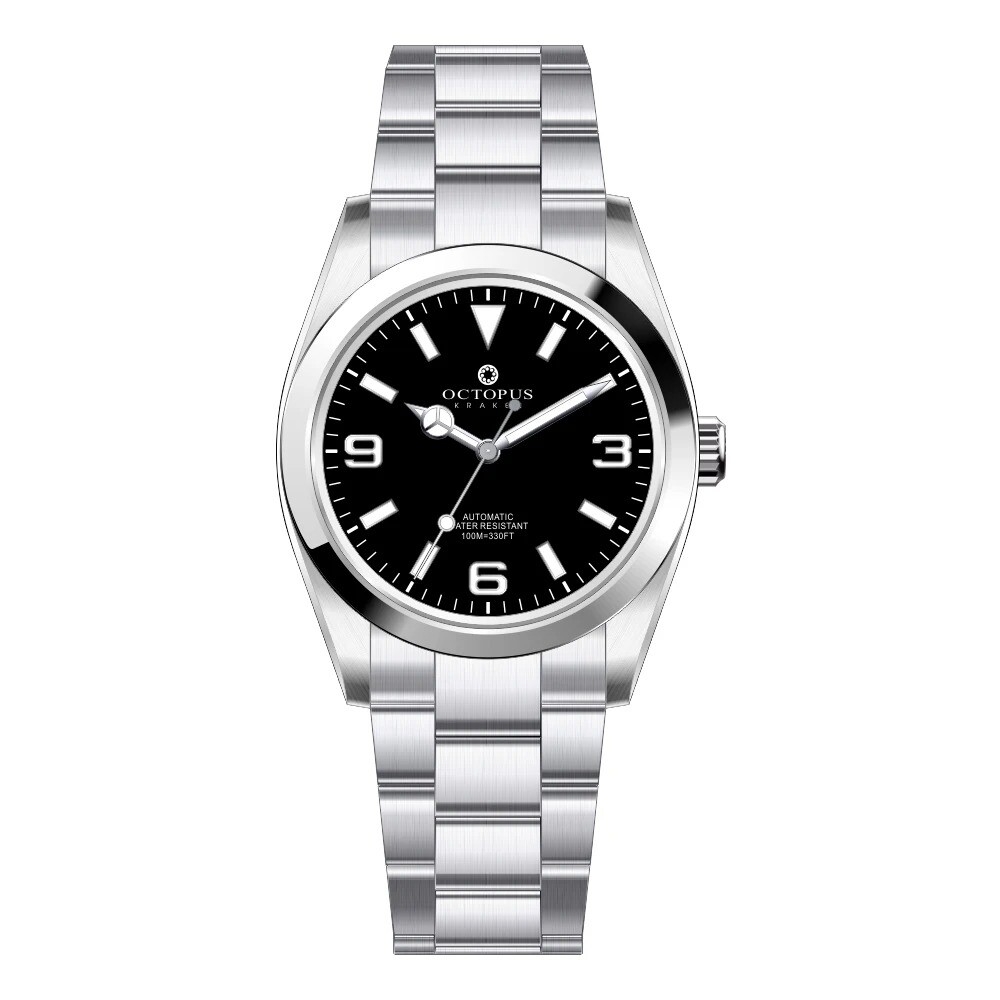 OCTOPUS KRAKEN Adventurer PT5000 SW200 Automatic 100M Watch BGW9 36mm 316L Dress