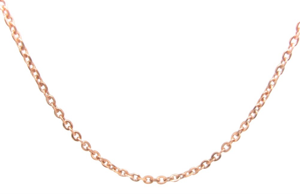 Solid Copper Chain CN607G – 1/8 of an inch wide. Available in 18 to 30 inches.