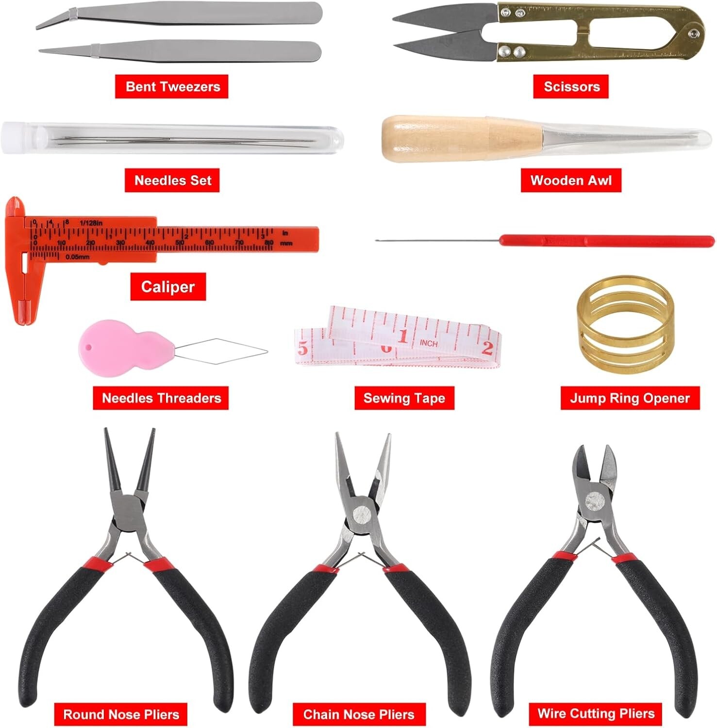 19-Piece Beginner to Professional Jewelry Making Tool Kit – Organize in Style
