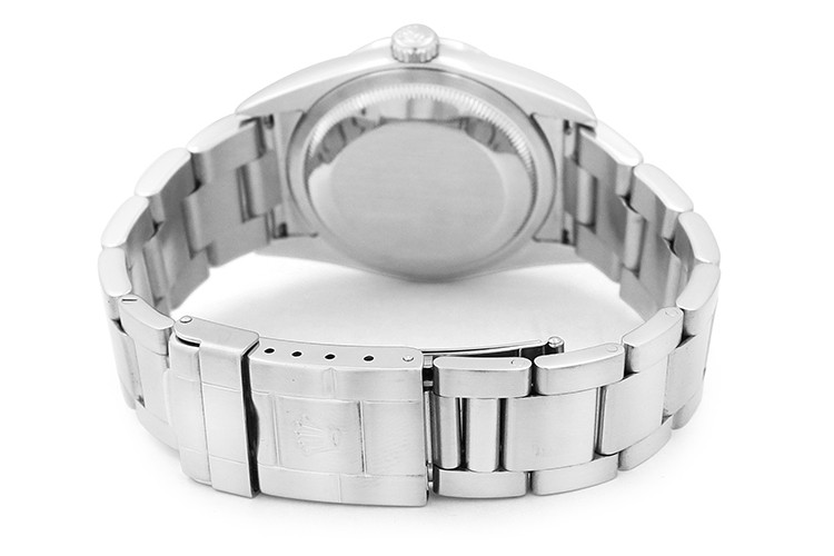 Rolex 36mm Explorer Stainless Steel Pre-owned Watch #114270 with Paper Year 2005