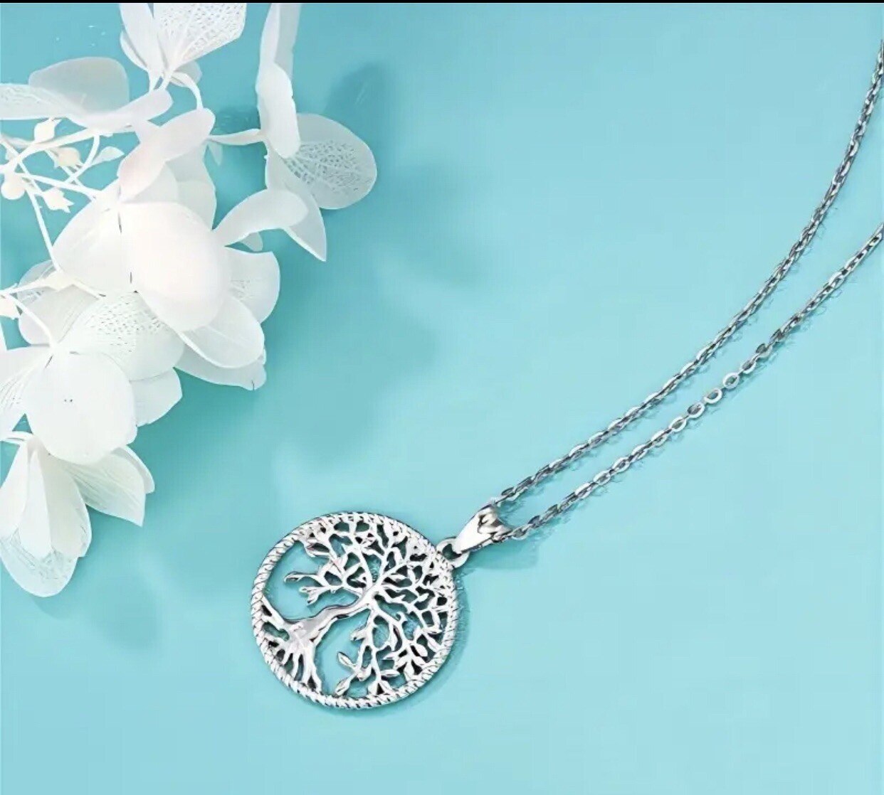 925 Sterling Silver Tree of Life Necklace Pendant