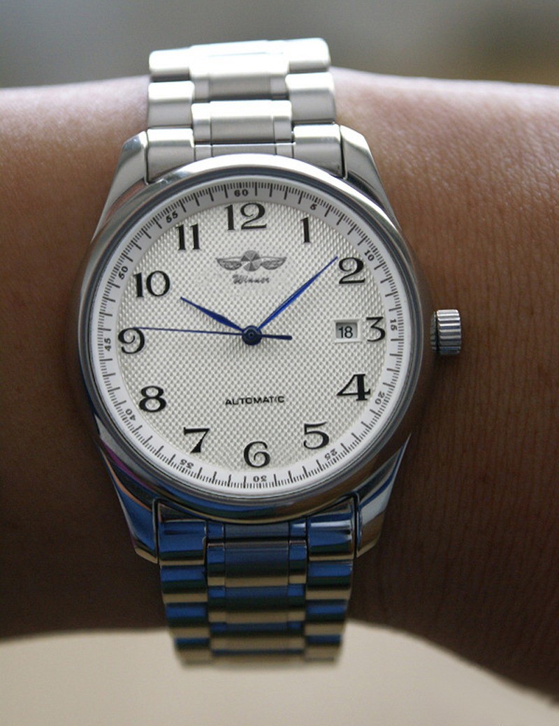 Men’s Automatic Mechanical Watch Date Stainless Steel Easy Read Watches for Men