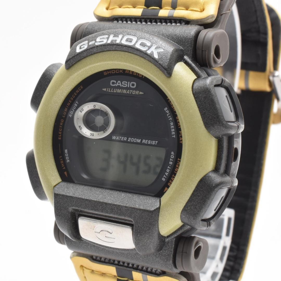 Working condition CASIO G-SHOCK men’s green digital watch 332 NEW