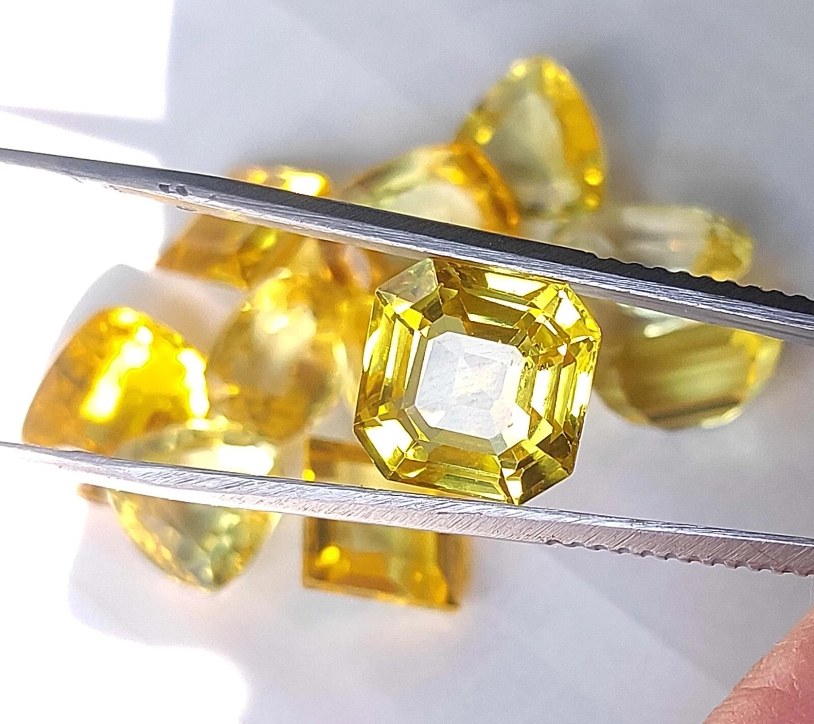Natural Yellow Sapphire Mix Cut 170 Ct Certified Loose Gemstone Lot+ Free Gift