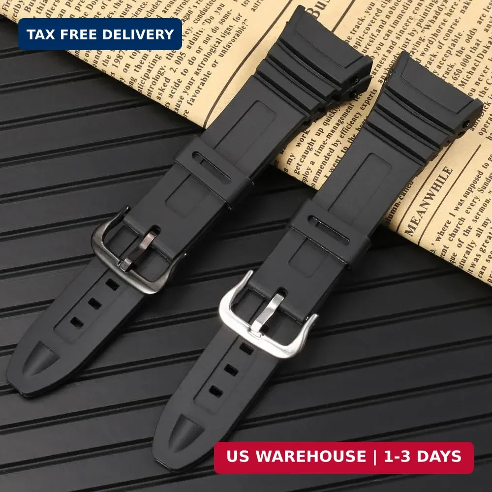 Replacement Strap for Casio Men’s W-96H W96H-1BV Sport Watch Band 10076822 W96H