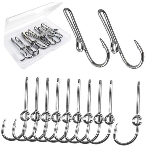Fishing Hook Hat Pins,/20pcs Pins for Fishing Hat Hook Clip,Tie 10pcs Black