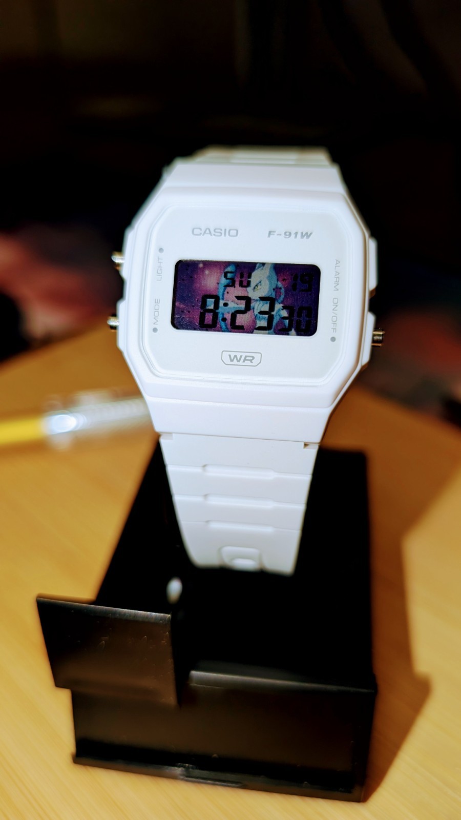 Shining Mewtwo Casio Watch F-91W | Handmade Pokémon Mod | Retro Nostalgia