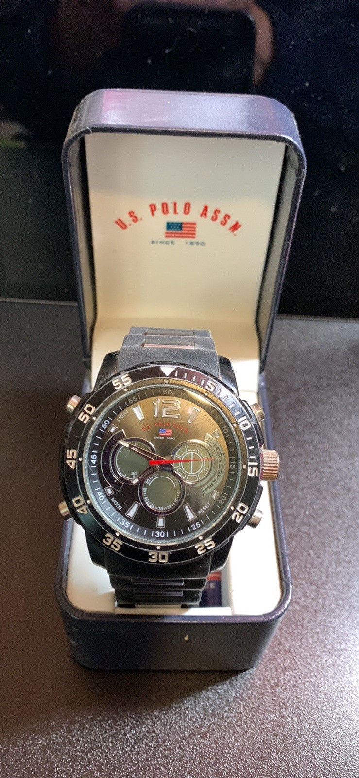 U.S. Polo Assn. Sport (Modelo US9544WM), reloj deportivo ana-digital