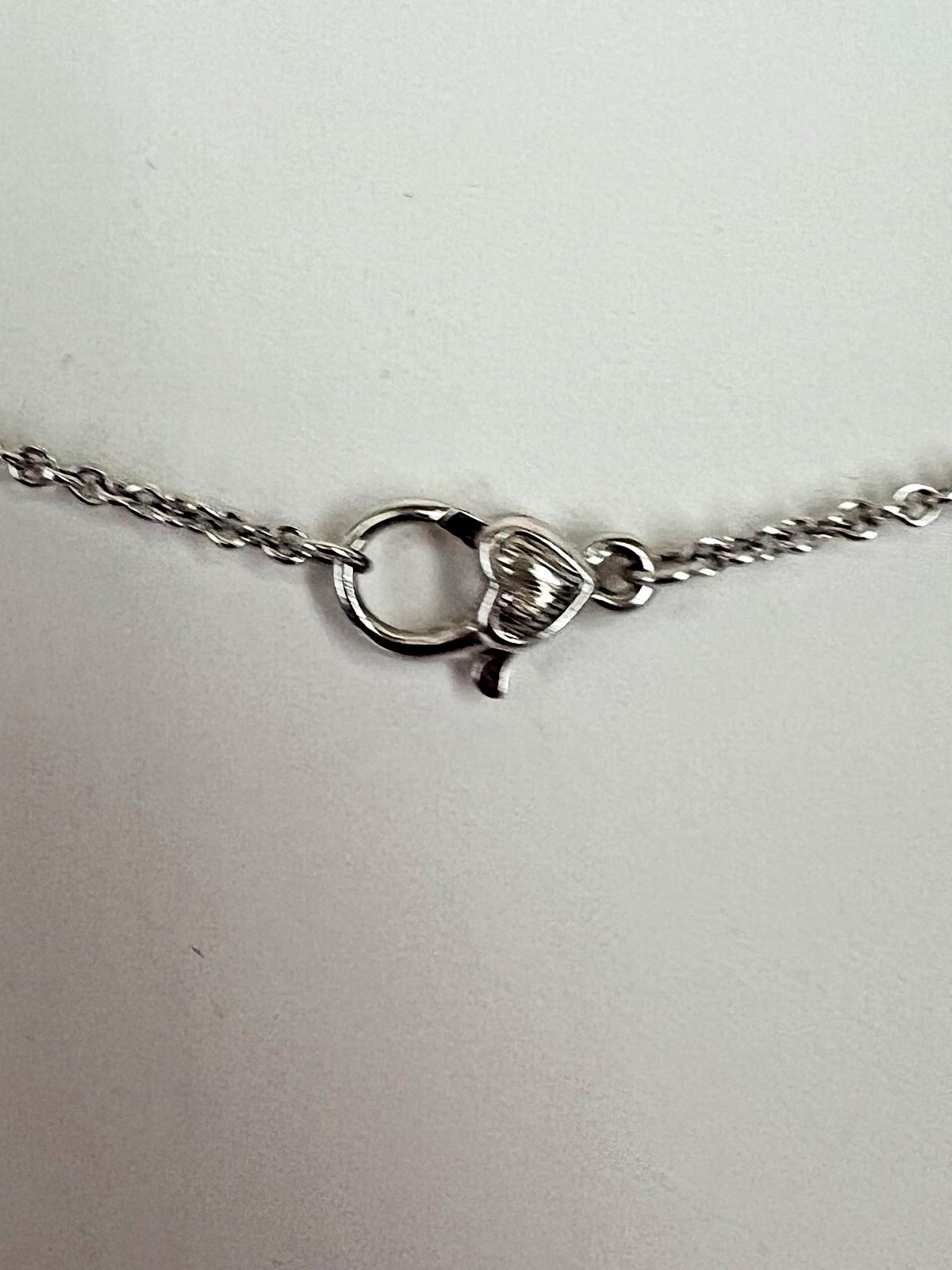 Judith Ripka Sterling Silver Diamonique Round Pendant with 36″ Station Necklace