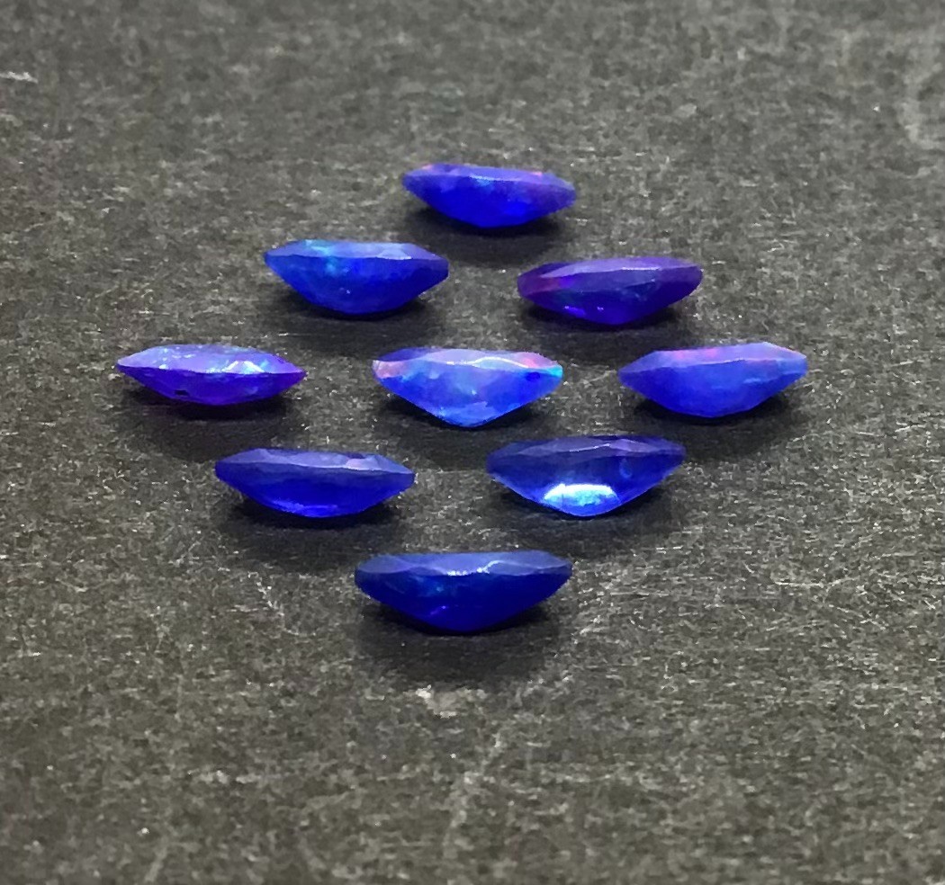 Ethiopian Blue Fire Opal AAA Natural Marquise Cut Loose Gemstone Making Jewelry