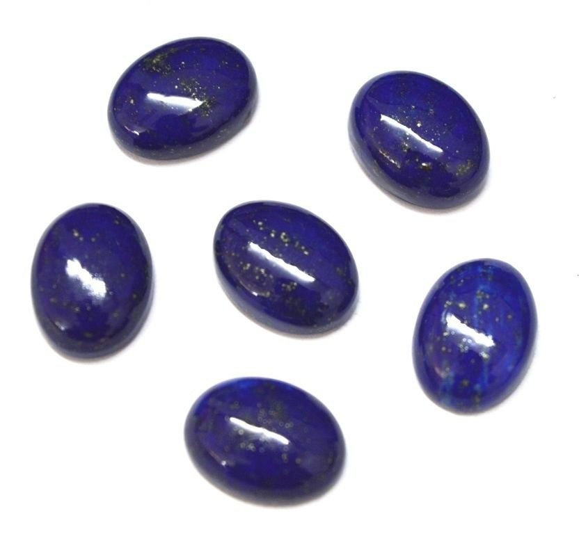 Natural Lapis Lazuli Oval Cabochon 3x5mm To 20x25mm Loose Gemstone