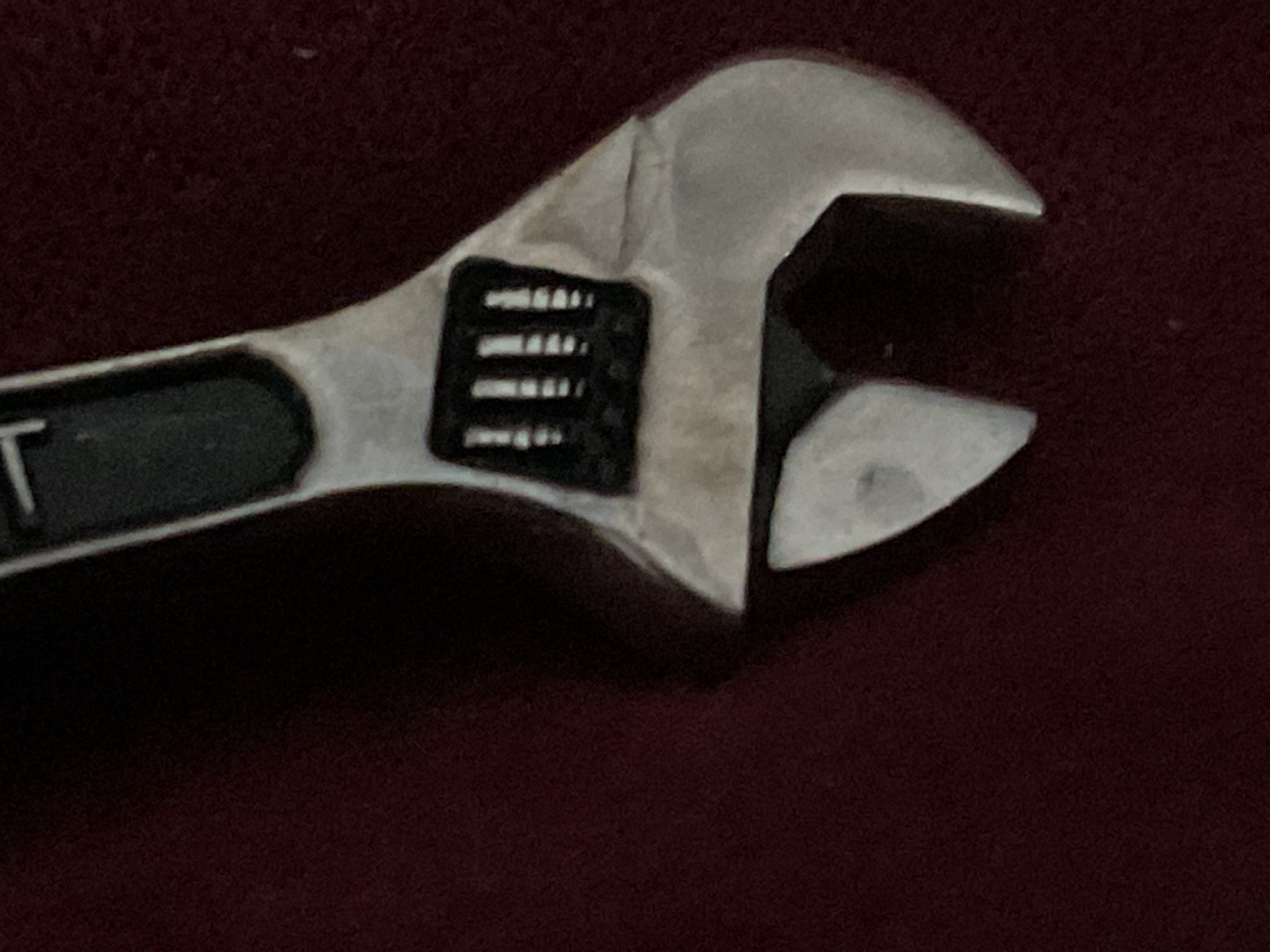 Vintage Kinney Co. Miniature Crescent Adjustable Wrench Tie Clip Clasp