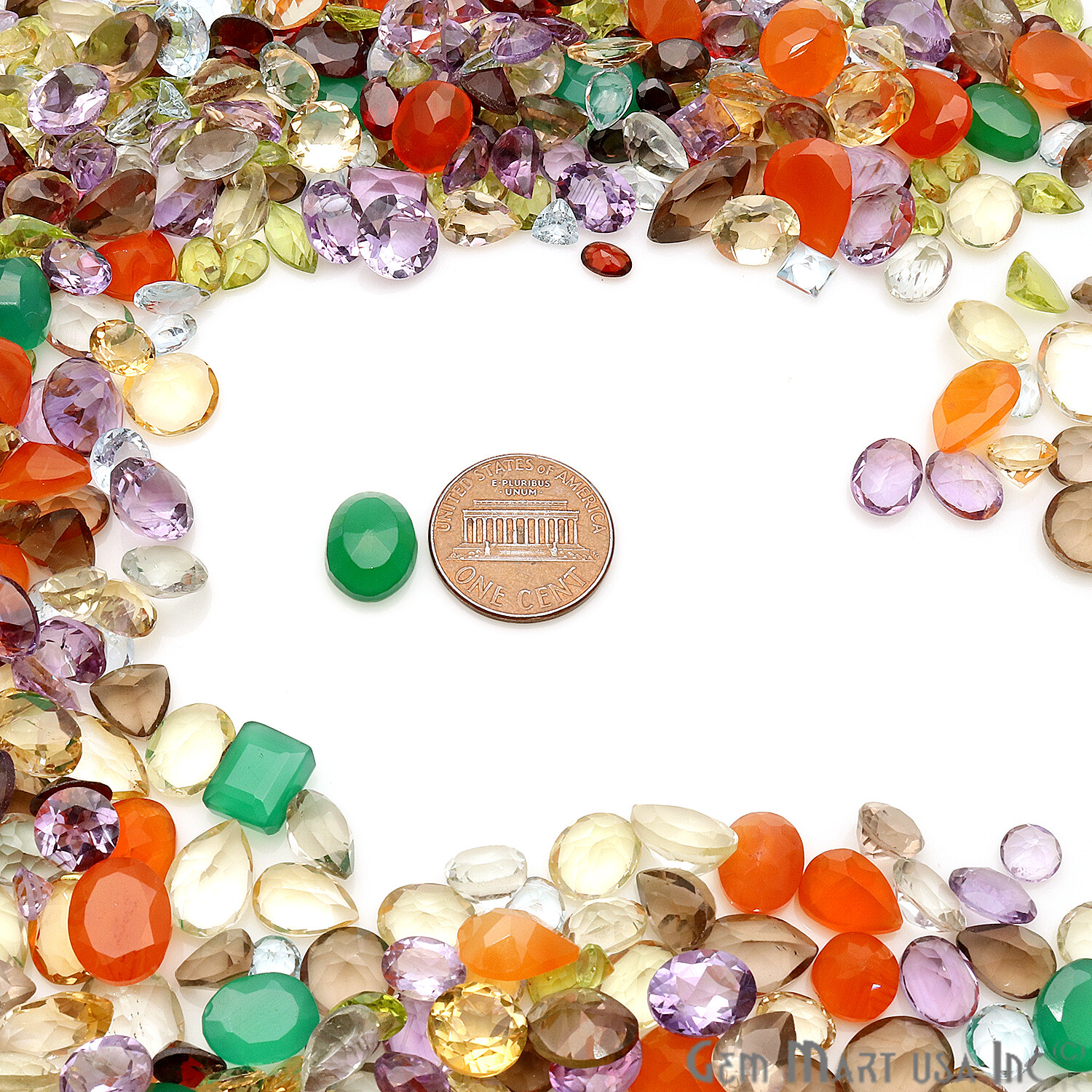 Natural Loose Gemstone Mixed Gems Carat Lot Mix Faceted Cut Semi Precious Stone