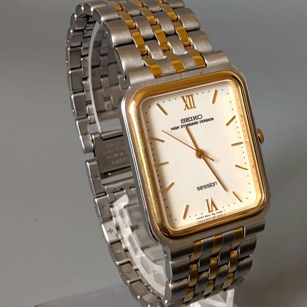 SEIKO Session Square Men’s Watch 8N41 New Battery