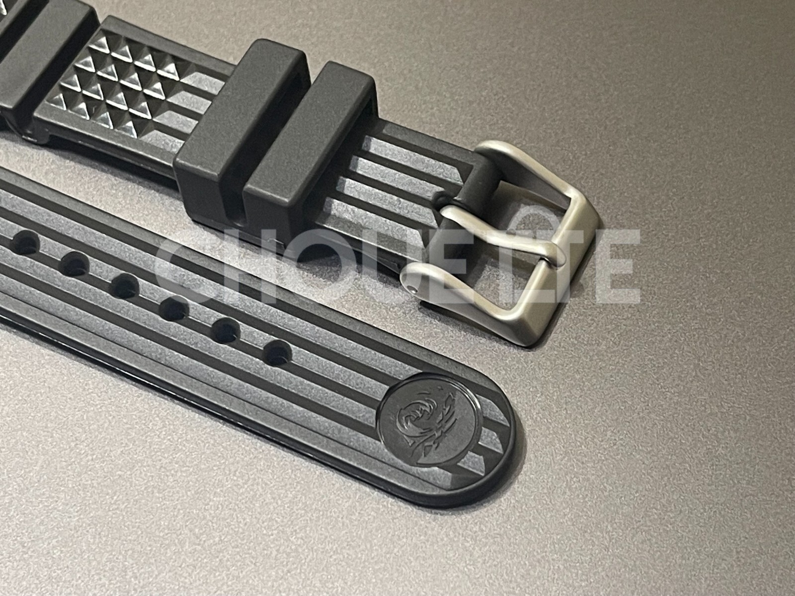 GENUINE SEIKO DE39AZ 20MM BLACK RUBBER MARINEMASTER STRAP SBDX001 SBDX003 MM300
