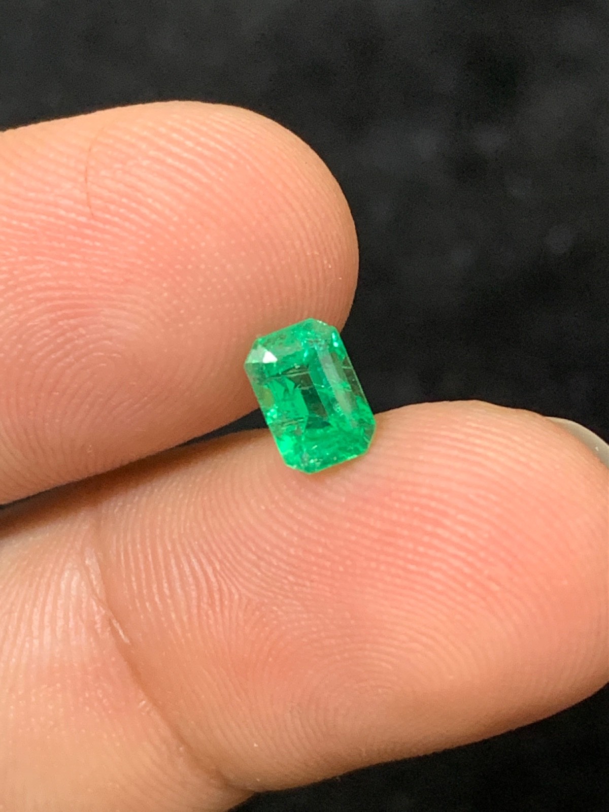 0.82carat emerald Gemstone From zambia