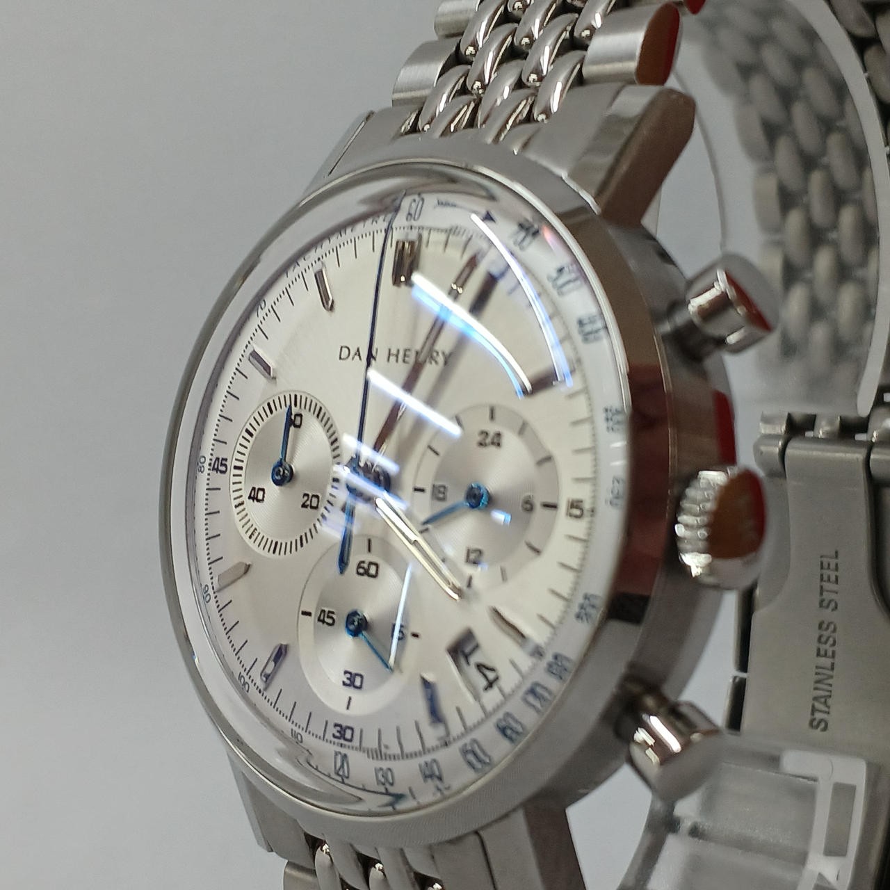 DAN HENRY 06-20 1964 Chronograph Authentic Watch- Vintage Style Timepiece