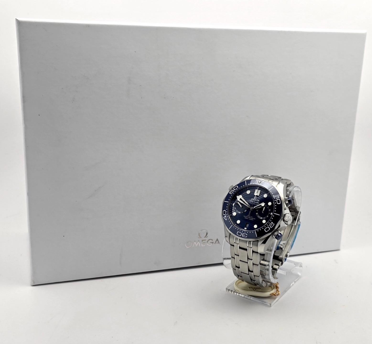 OMEGA SEAMASTER 210.30.44.51.03.001 BLUE DIAL EXCELLENT! VIDEO!