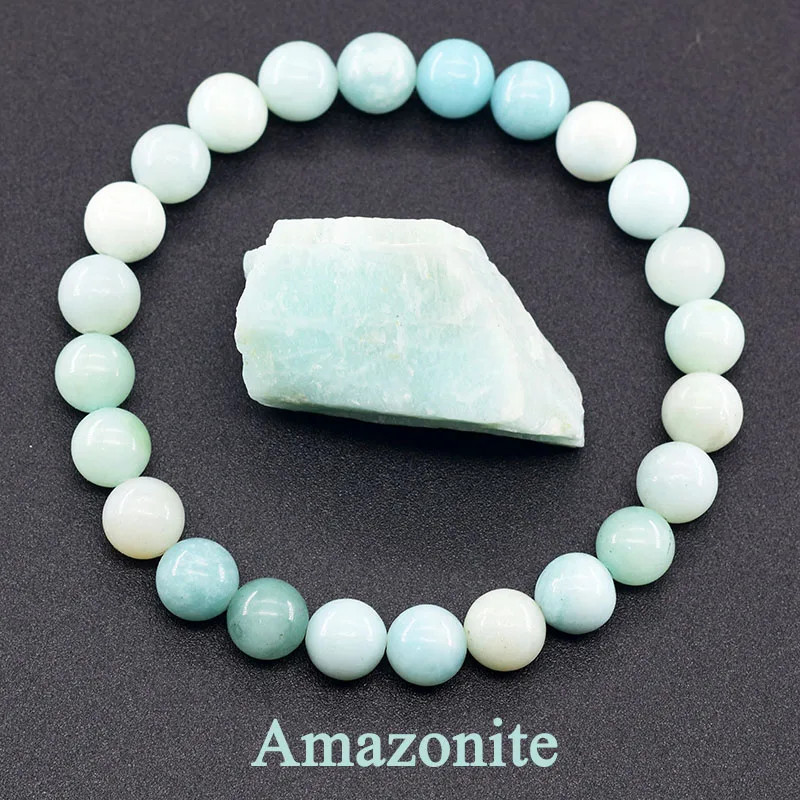 Natural Moss Agate Stone Bracelet Beaded Patterned Layered Modern Women Jewelry