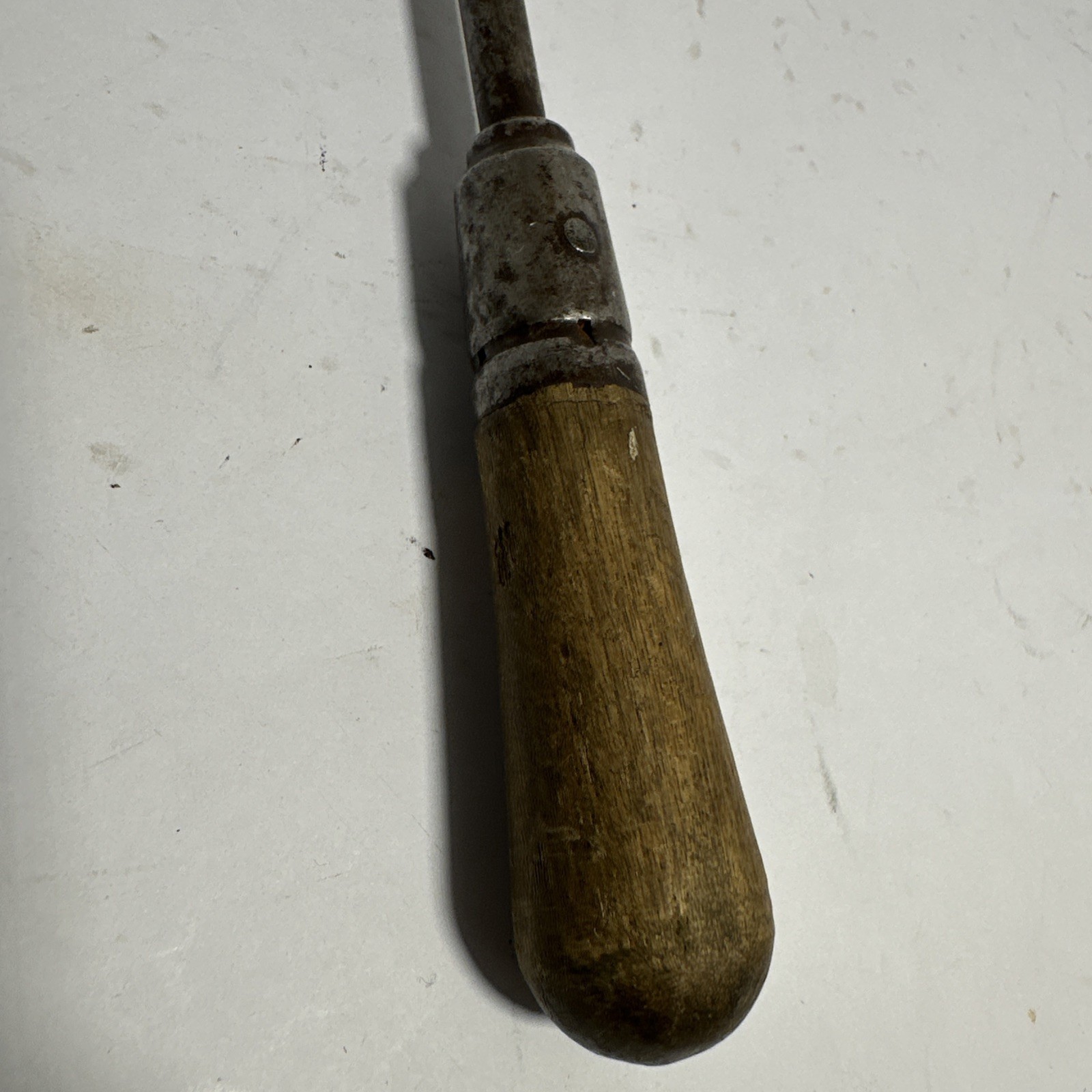 Vintage 8 Oz Brass Jeweler’s Hammer 8” Wood Handle Watchmaker Tool