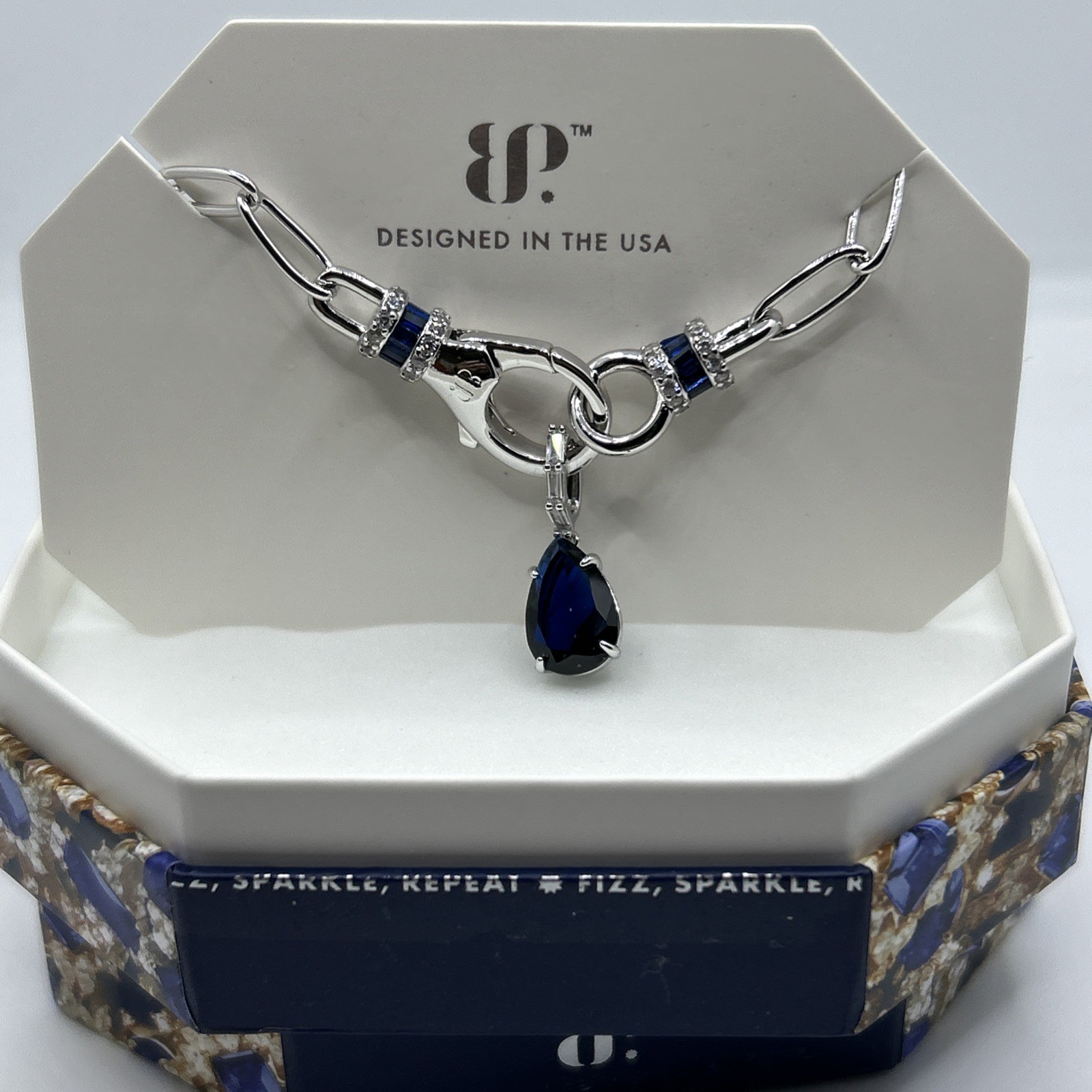 Bomb Party September necklace RBP8159 – Edgy glamour – Rhodium Plated