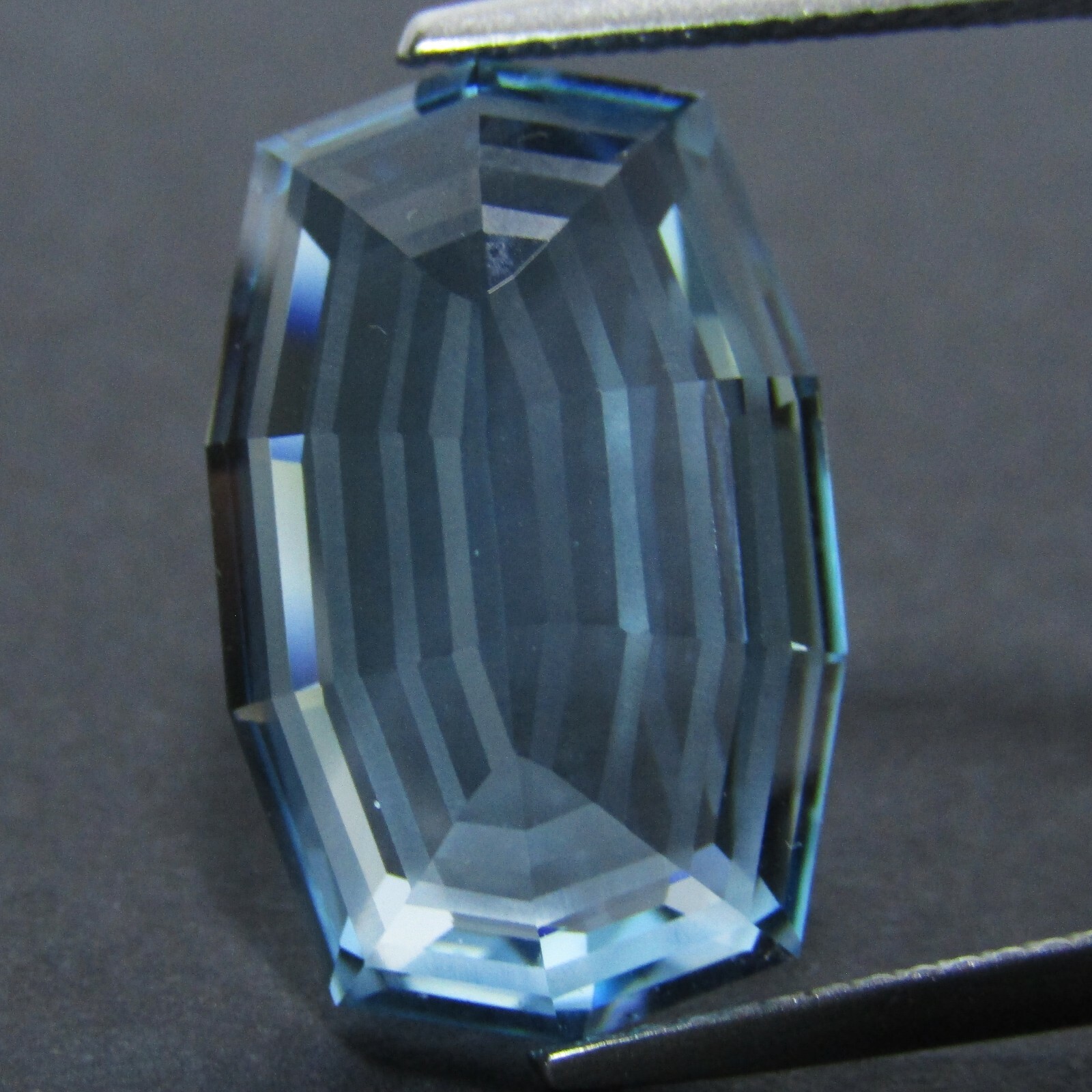 14.60Cts Hi-Sparkle Natural Baby Blue Topaz Fancy Magic Cut Loose Gemstone -VDO