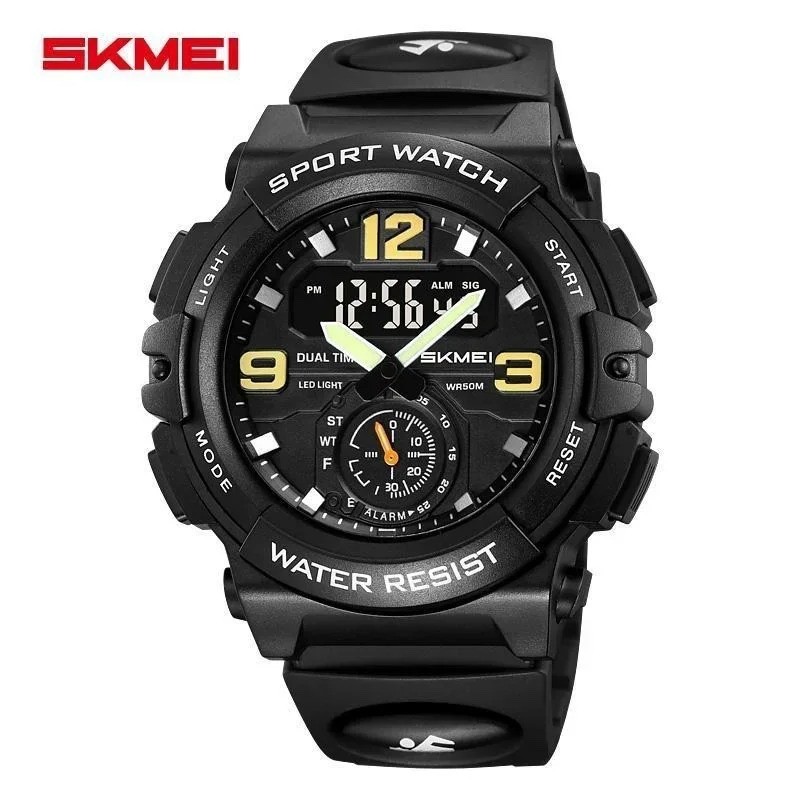 Rugged Large Dial Watch Waterproof Quartz