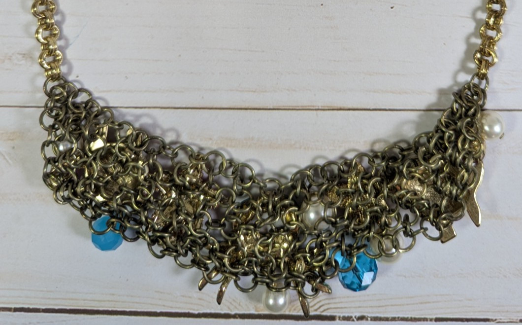 Lovely Betsey Johnson Necklace, Sparkling Under the Sea Fish & Other Creatures