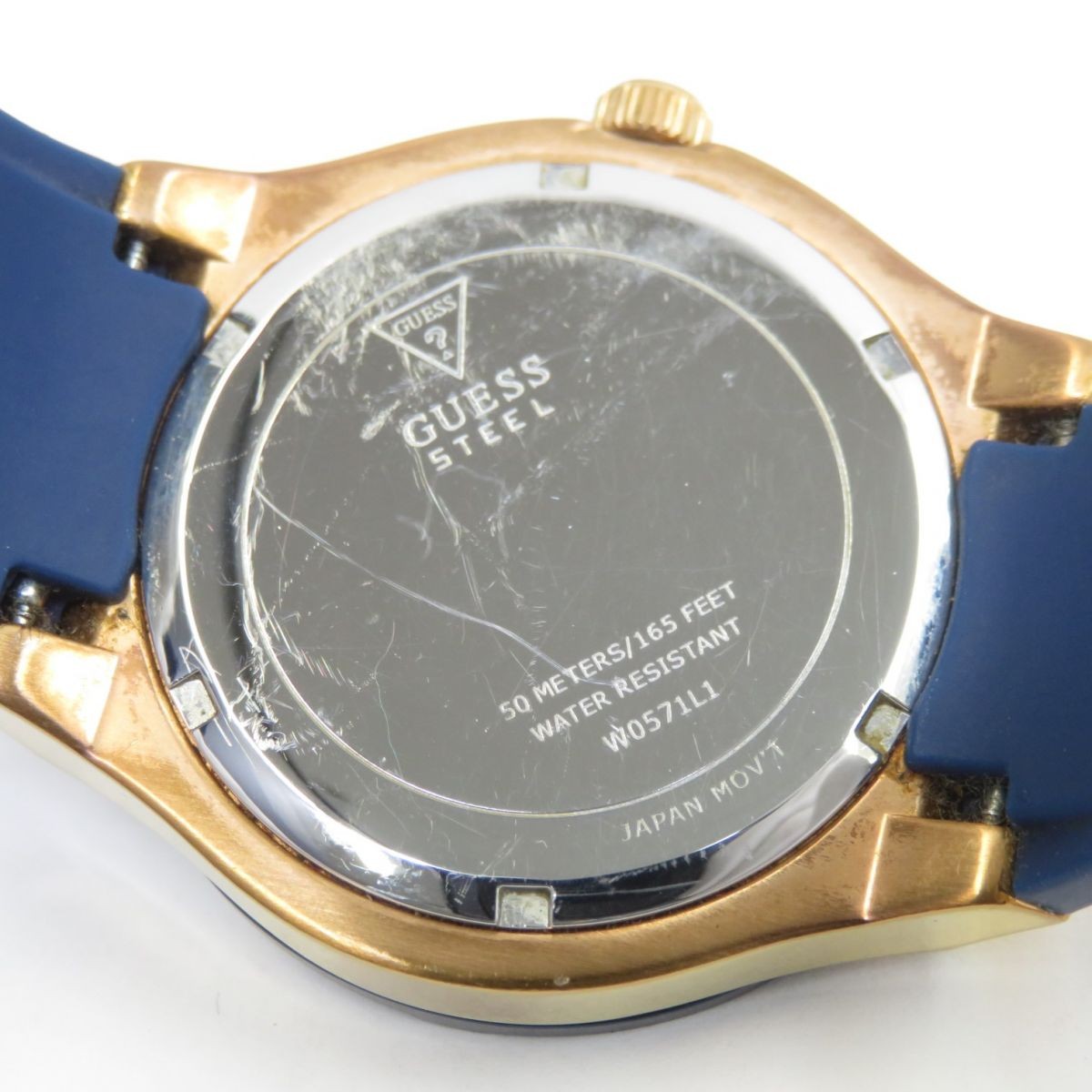 GUESS Jet Setter W0571L1 Quartz Wristwatch Ladies Used
